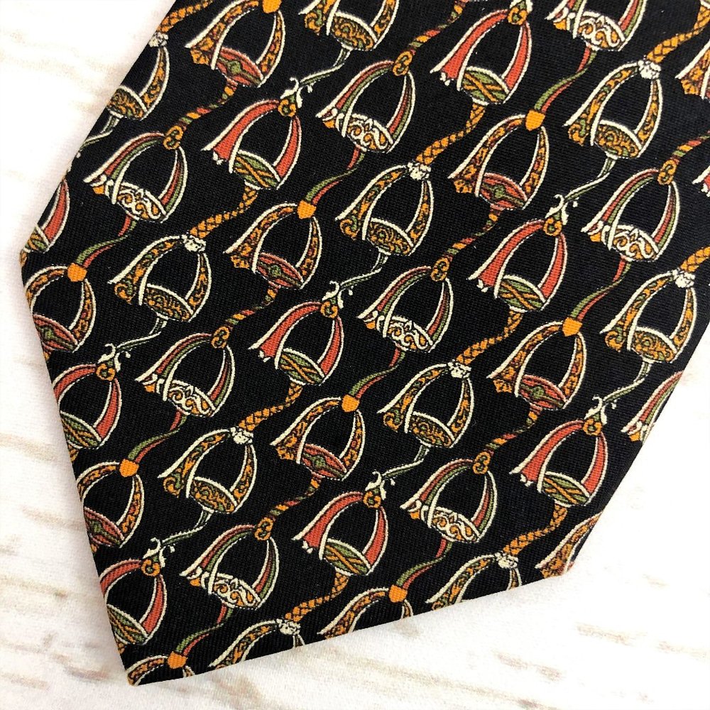 Salvatore Ferragamo Horse Stirrup 3.35" Tie
